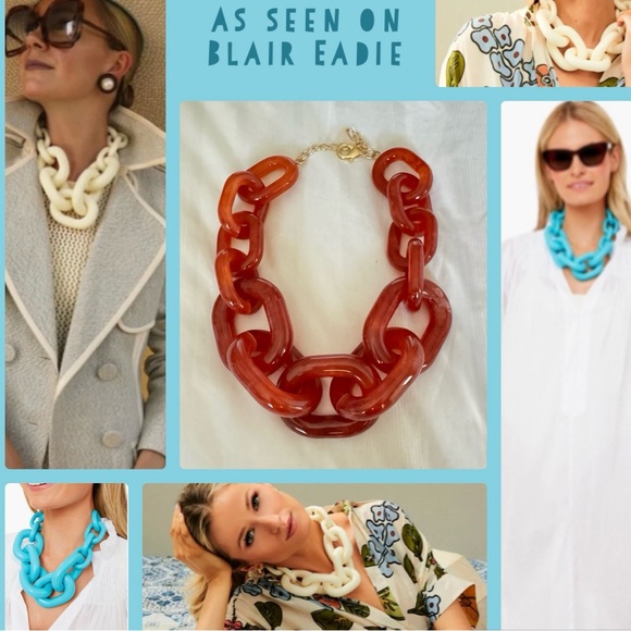 NEW Oversized Chain Necklace - Picture 2 of 3